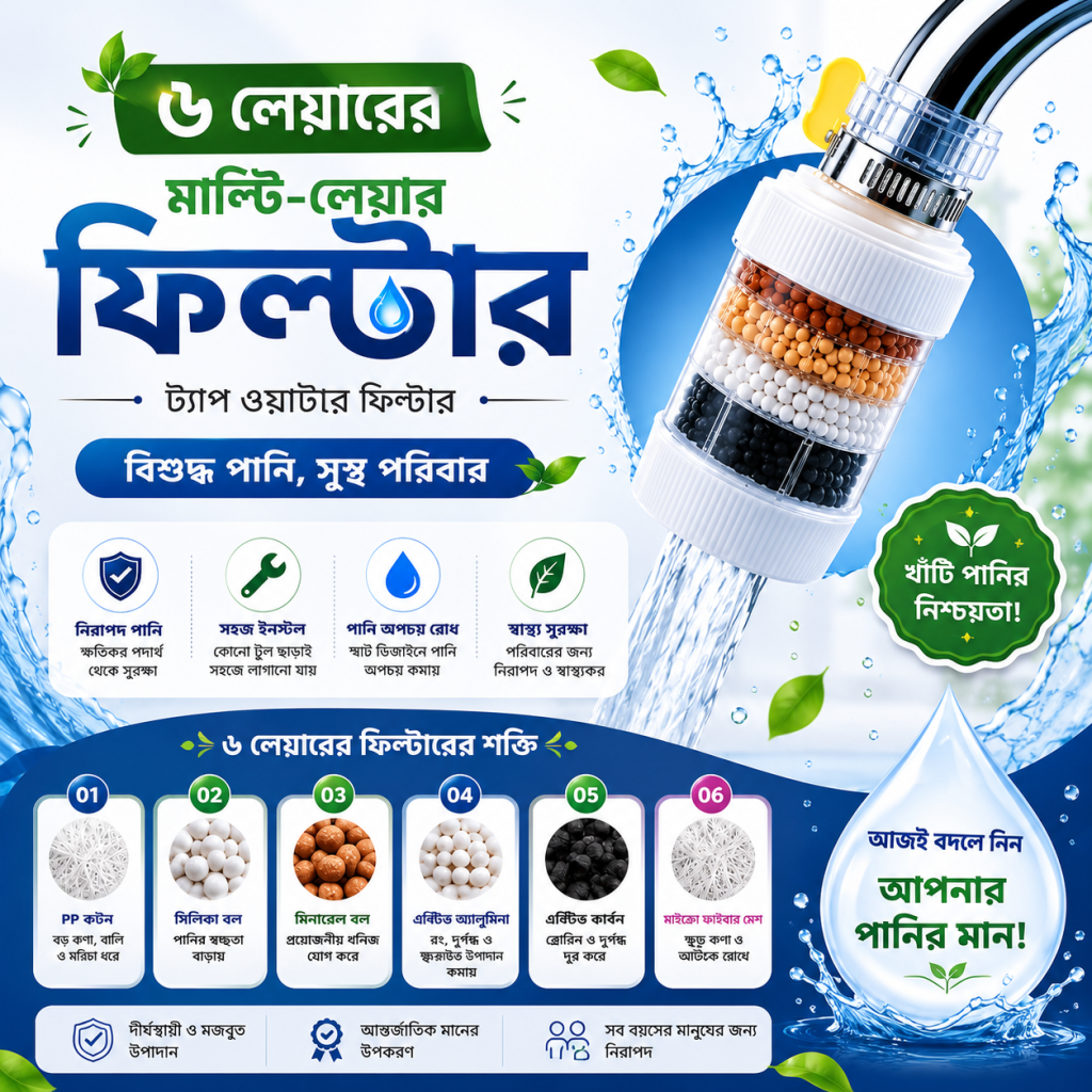 ওয়াটার টেপ ফিল্টার ২ পিস