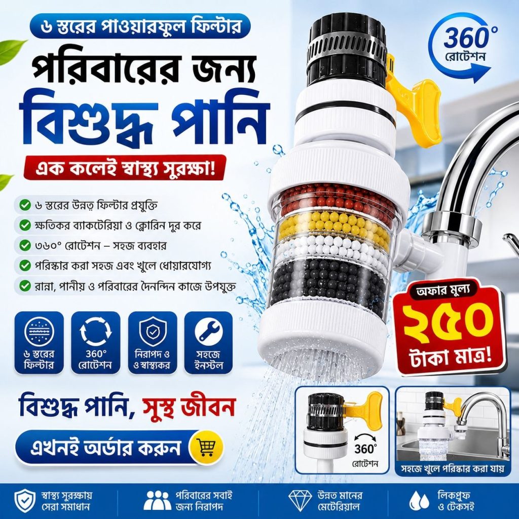 ওয়াটার টেপ ফিল্টার ৩ পিস